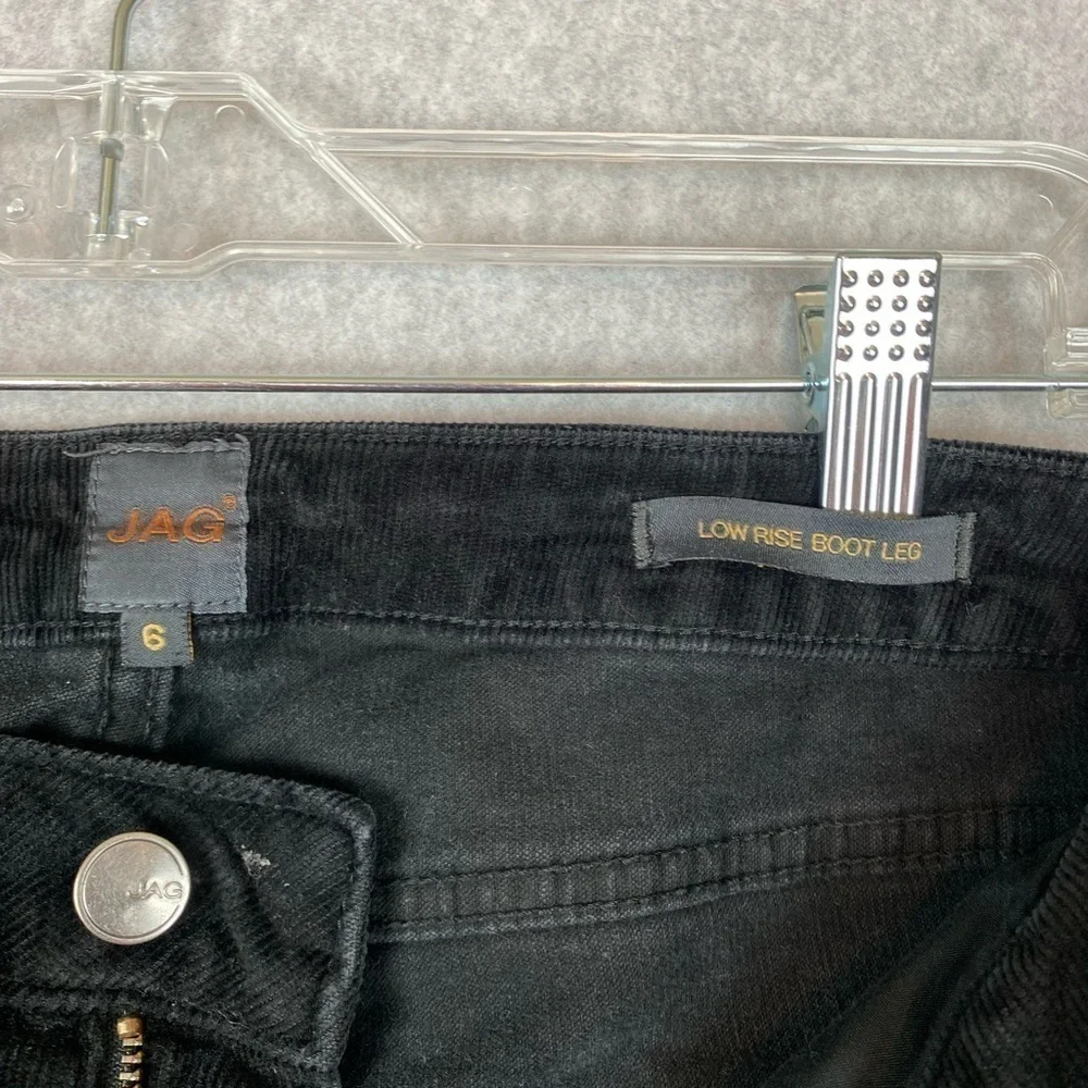 Vintage Black Jag Corduroy Jeans Size 6 - Picture 4 of 10